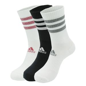 삼선 글램 크루 양말(GH7542) 3켤레