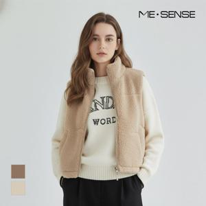 [미센스] 하이넥 뽀글이 집업베스트_MB3YFUM201Z