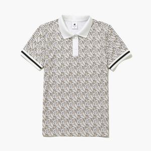 [르꼬끄골프] 여성 헤리티지 패턴 반팔 카라 티셔츠 (GQ122LTS33)