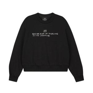 [클라이드]여성 바스키아 맨투맨 티셔츠 FODTS983F