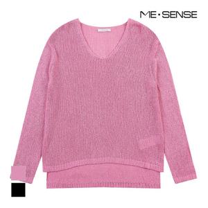[미센스] 브이넥 루즈핏 니트_MB35KNM607Z