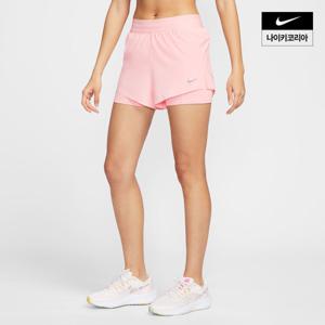 [나이키] 스위프트 여성 드라이 핏 미드라이즈 투인원 러닝 쇼츠 HJ5377-607