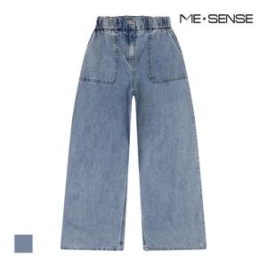 [미센스] 밴딩 워싱 와이드 데님팬츠_MB44DPM206Z