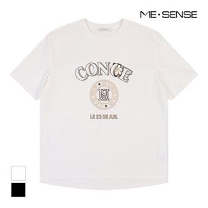 [미센스] 프린트 포인트 반팔 티셔츠_MB44TSP214Z