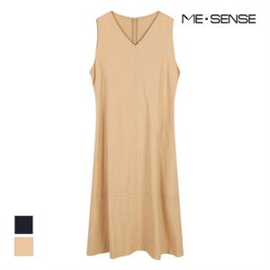 [미센스] 브이넥 민소매 원피스_MB45OPS201Z