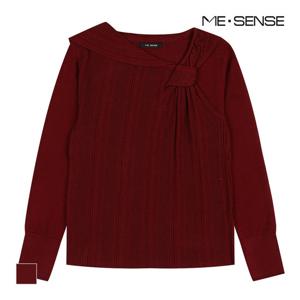 [미센스] 언발넥 디자인 니트_MB49KNMD05Z