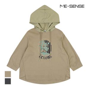 [미센스] 프린트 후드넥 티셔츠_MB4XTSMG04Z