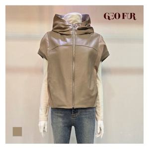 [지오퍼][GEO FUR] 천연 양가죽 드롭숄더 VEST_G504LVT0020