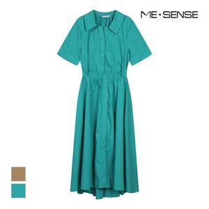 [미센스] 절개허리밴딩 반팔 원피스_MB46OPM209Z