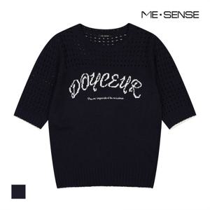 [미센스] 레터링 반팔 티셔츠_MB48KNM604Z