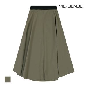 [미센스] 밴딩배색 A라인 스커트_MB48SKM201Z