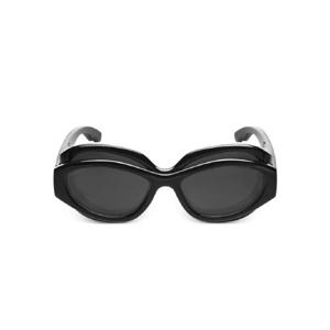 발렌시아가 슈퍼비지 라운드 프레임 선글라스 837798T0007