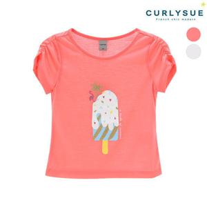 [CURLYSUE][컬리수] 썸머 아트웍티셔츠