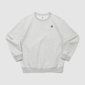 [르꼬끄]르꼬끄 유니 에센셜 루즈 기모 맨투맨 그레이 QQ423LFSO