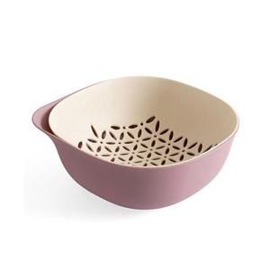 파스텔 과일채반 세척바구니 1P 퍼플 채반 소쿠리 바구니 채망 플라스틱바구니