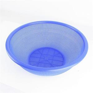 슈마켓 대원화학 원형 소쿠리 12호 (블루) 채반 원형소쿠리 원형채반 주방채반 타공채반 야채바구니 양수