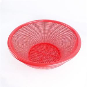 슈마켓 대원화학 원형 소쿠리 9호 (레드) 채반 원형소쿠리 원형채반 주방채반 타공채반 야채바구니 양수