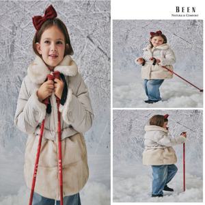 [빈]BZ64JP03IV 아이보리 퍼배색 다운 점퍼