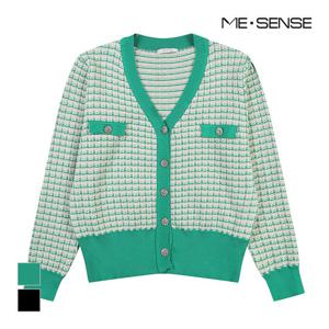 [미센스] 보석버튼 패턴 가디건_MB3YKCMG01Z