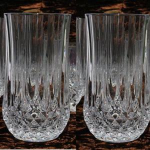 와인앤쿡 레트로 컷팅 하이볼 1개 음료컵 주스컵 유리컵 물컵 투명컵 고급컵 다용도컵 가정용물컵 선물용물