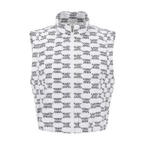 파리게이츠골프패딩 NQC 521E1JV102_WH 여성 구스다운 크롭 집업 베스트