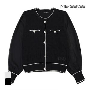 [미센스] 소매배색 디자인 니트_MB43KNM305Z