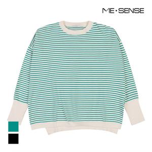 [미센스] 잔스트라이프 니트_MB43KNM307Z