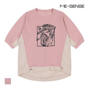 [미센스] 배색디자인 반팔 티셔츠_MB43TSMG03Z