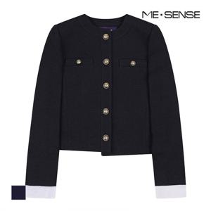 [미센스] 버튼포인트 라운드 자켓_MB43JKM187Z