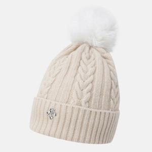 [데상트]데상트 여성 탈부착 폼폼 비니 SP422UKCO1BEG0 스포츠