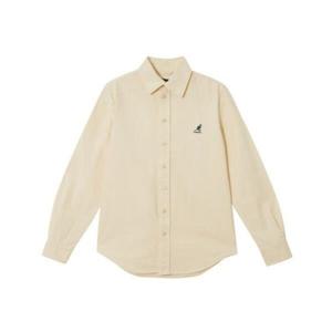 M 캉골긴팔티 CQK KRFW-SH70720IV 우먼스 코튼 셔츠 7072 아이보리