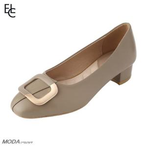 [엘칸토]경량 쿠션 미들힐 구두 여성 펌프스 1XWD12XE_GN