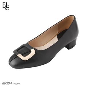[엘칸토]경량 쿠션 미들힐 구두 여성 펌프스 LCWD12U613_19GN