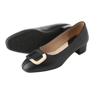 [엘칸토]경량 쿠션 미들힐 구두 여성 펌프스 2XWD12XM_GN