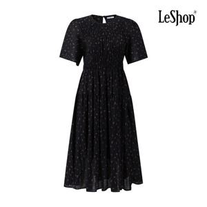 [르샵]스몰 로즈 패턴 링클 밴딩 원피스 (BP7OP029A)