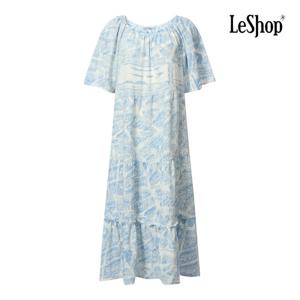 [르샵]프릴 캉캉 패턴 플레어 원피스 (BP7OP057A)