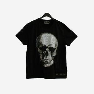 필립플레인 남성 반팔 티셔츠 블랙 MTK2497 PJY002N 02 (A-10)