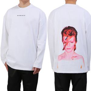 아도니스 이놈어닛 보위 프린트 긴팔 티셔츠 NUS19232 001