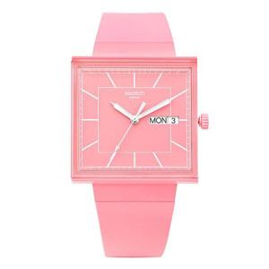 스와치 시계 SO34P700 BIOCERAMIC WHAT IF ROSE 우레탄밴드 여자시계 여성시계