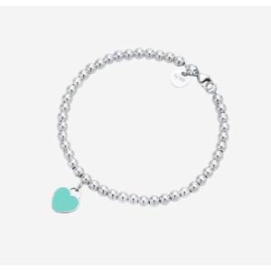 티파니앤코 여성 리턴투 하트 태그 팔찌 실버 블루 27630146