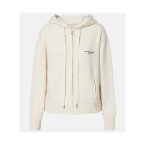 지방시 로고 후드 울 캐시미어 집업 카디건 P01124981