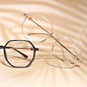 데일리 인기 안경테 가벼운 투명 안경 (2color)