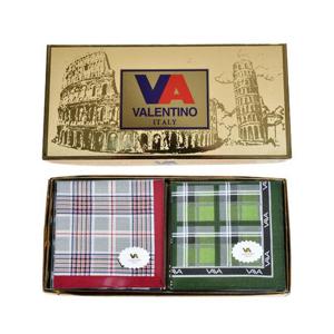 프린토리 발렌티노 고급스러운 디자인 남여 1매 나염 손수건 SW2202-0229