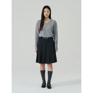 [코인코즈]벨티드 플리츠 미니 스커트_CD5WS907