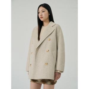 [코인코즈]울 블랜디드 더블 하프 코트_CD5WH403