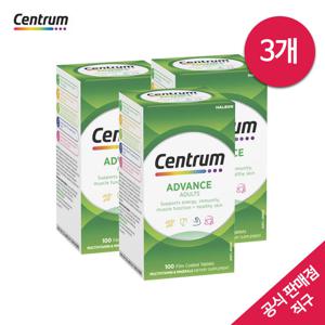 [센트룸] 어드밴스 종합비타민 성인용 100정X3통