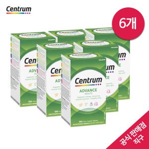 [센트룸] 어드밴스 종합비타민 성인용 100정X6통