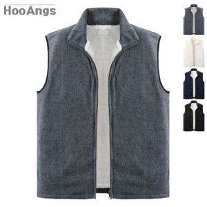 [후앙스] 오버핏 인조양털 플리스 집업조끼 OCPV1013