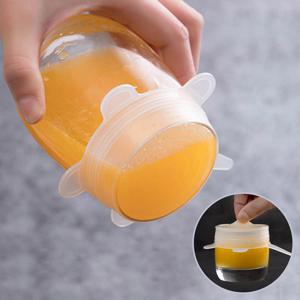 쫀쫀한 실리콘 만능 랩패드 6종세트 밀폐용기 실리콘뚜껑