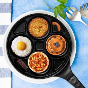 퀸센스 모아 4구 인덕션 원형 에그팬 브런치 프라이팬